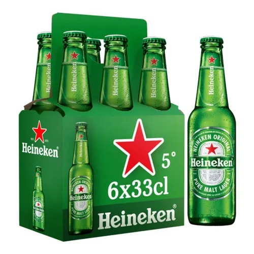 Heineken bottles